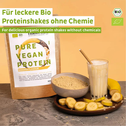 Bio Veganes Proteinpulver Banane ohne Soja - Ironwave