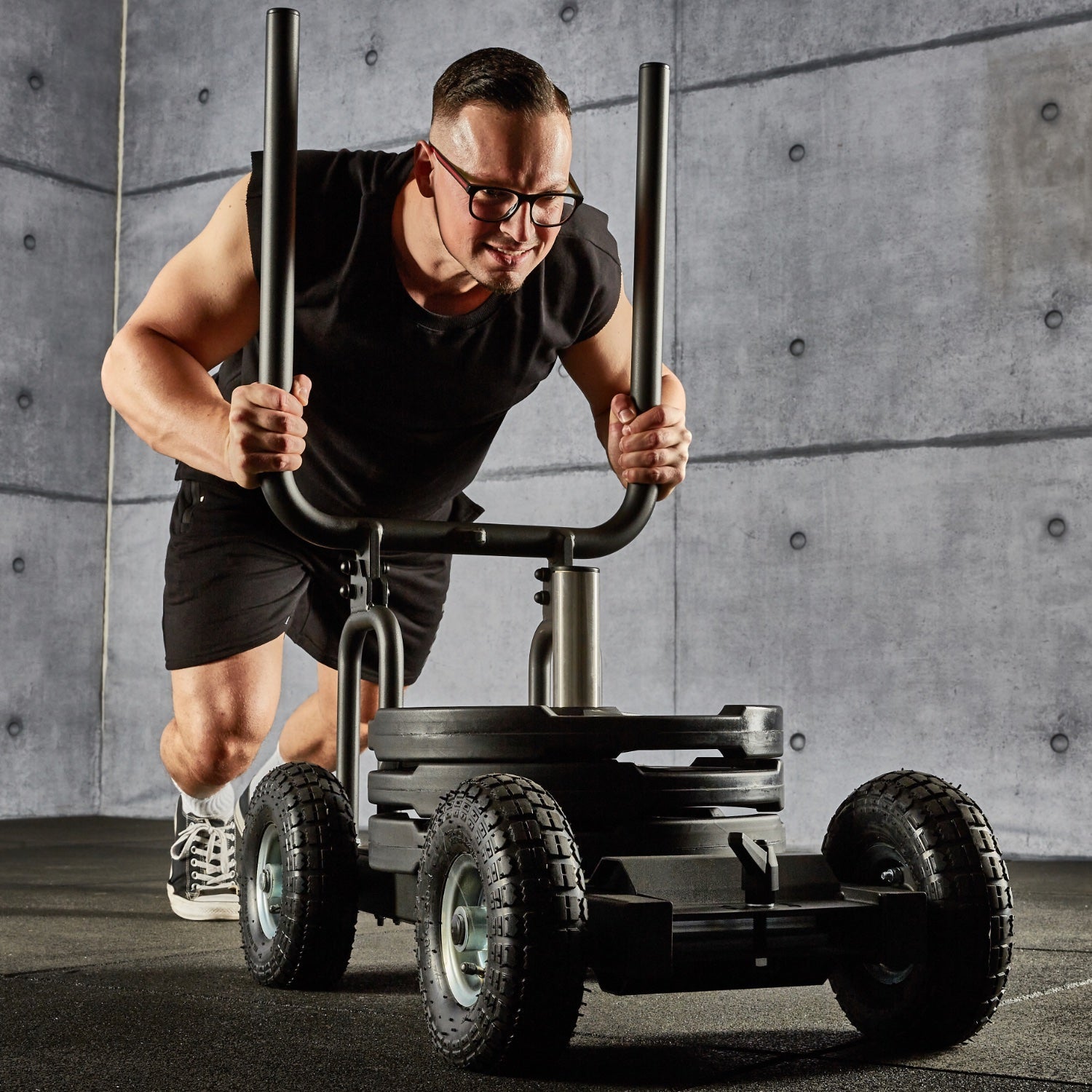 Pain Train - Patented Resistance Sled on wheels - Ironwave