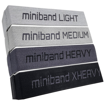 Miniband Set - 4 flexible mini Fitnessbands - Ironwave