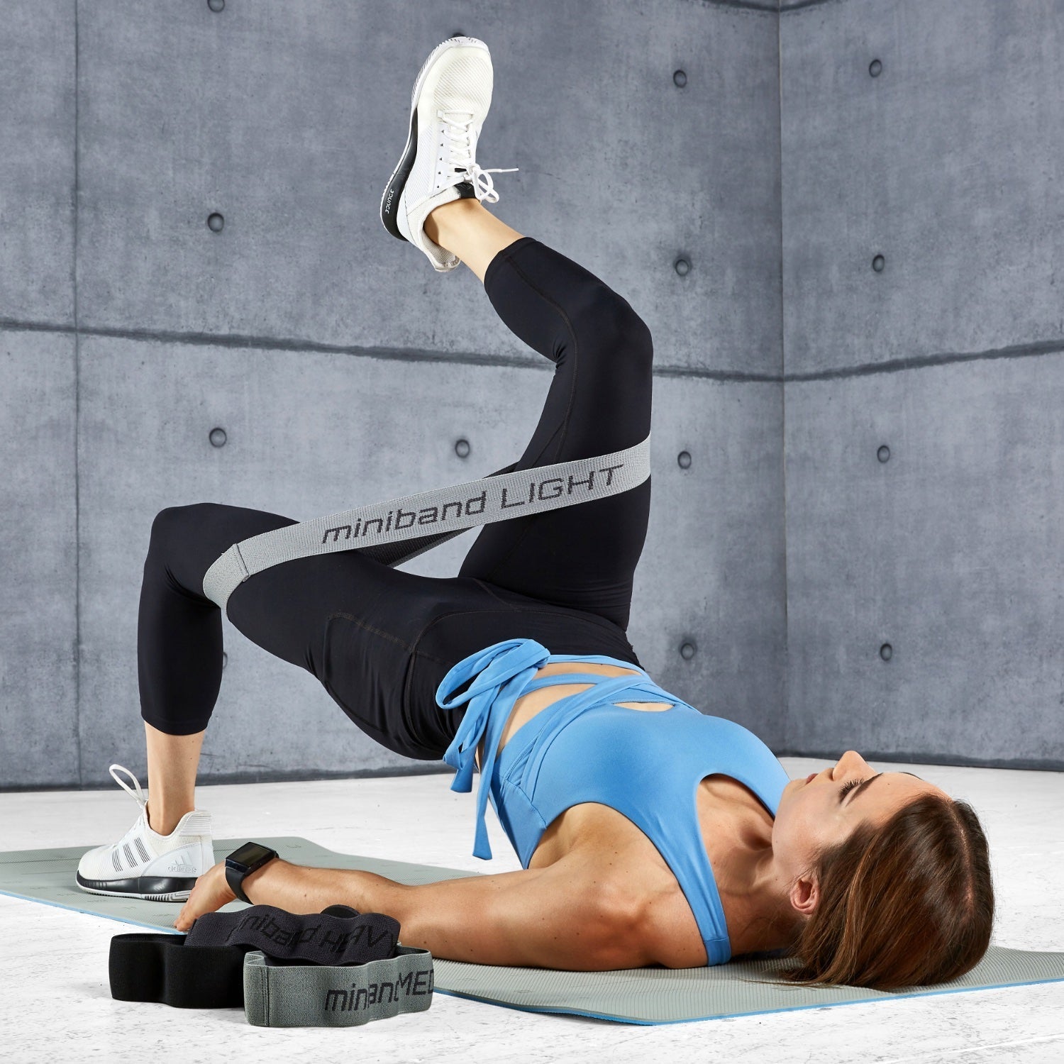 Miniband Set - 4 flexible mini Fitnessbands - Ironwave