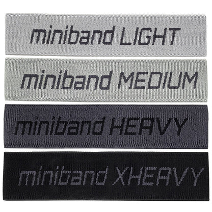Miniband Set - 4 flexible mini Fitnessbands - Ironwave