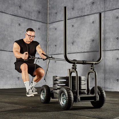 Pain Train - Patented Resistance Sled on wheels - Ironwave